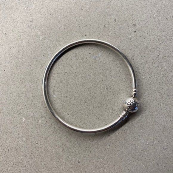 Pandora Moments Bangle, Sterling Silver - Picture 1 of 1